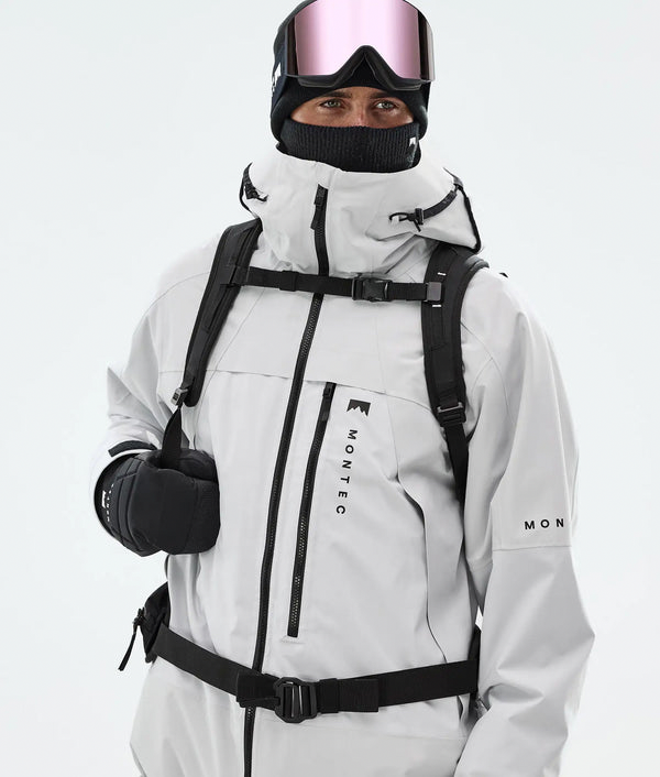 Oracle Veste de ski pour homme – Gris clair